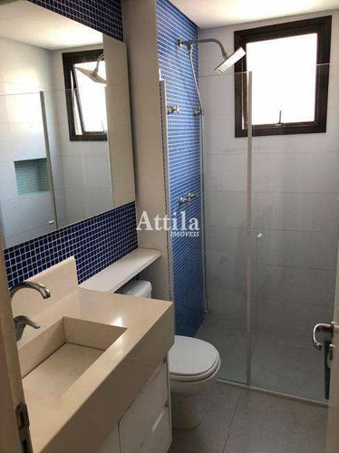 Apto 3 Dorms, Santos - V1696