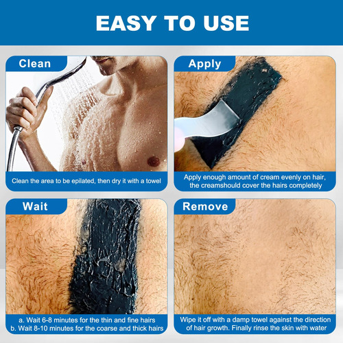 Crema Depilatoria Para Hombres, Crema Depilatoria Corporal S