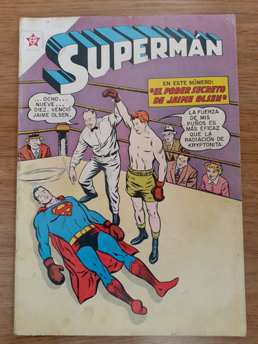 Cómic Superman Número 359 Editorial Er Novaro 1962