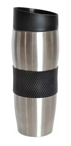 Imagen 2 de 3 de Jarro Vaso Térmico De Acero Inoxidable Calidad Negro Rojo
