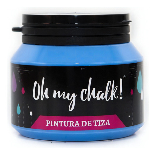 Oh My Chalk! Pintura De Tiza - Tizada 210 Cc. Colores Color Light Blue