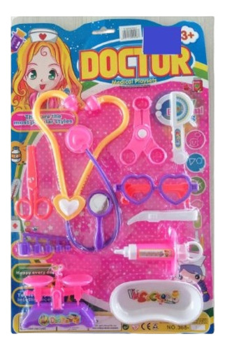 Juego De Doctor Para Niños En Blister 10 Piezas