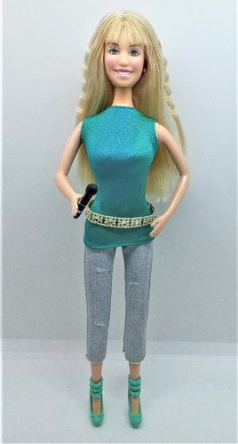 Disney Hannah Montana/Miley Cyrus Stewart Barbie Doll Sings "Old Blue Jeans" NEW 