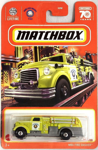 Matchbox # 60/100 - Mbx  Fire Dasher - 1/64 - Hkw93