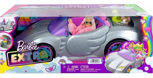 Carro Conversível Barbie Extra 2 Lugares - Mattel Hdj47
