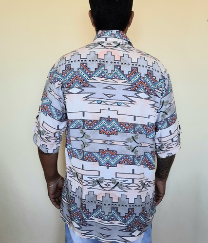 Imagem 6 de 6 de Blusa Bata Masculina Tecido Andre