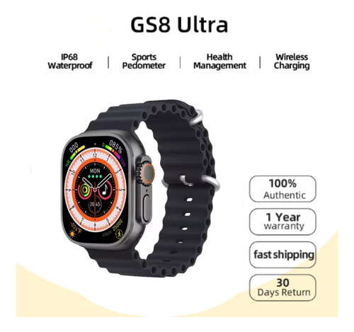 Reloj Inteligente Gs8 Ultra, Bluetooth - Inalámbrico