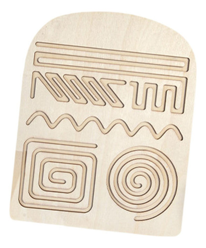 Children's Wooden Toys Double-sided Practice Board