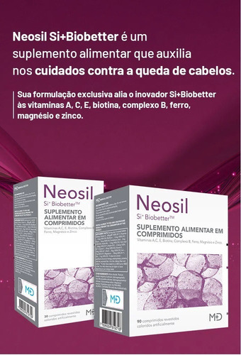 Data (12-25) Neosil Suplemento Vitaminas 30 Comprimidos Sem Sabor