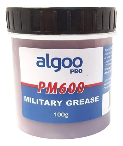 Graxa Militar Algoo Pro Pm600 Resistência Proteção Bike 100g
