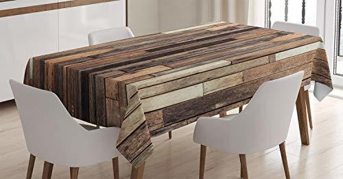 Ambesonne Mantel Madera, Marrón Viejo Suelo De Madera D