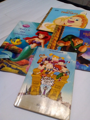 Libros Rugrats + Disney Lote X 4! Muy Lindos!