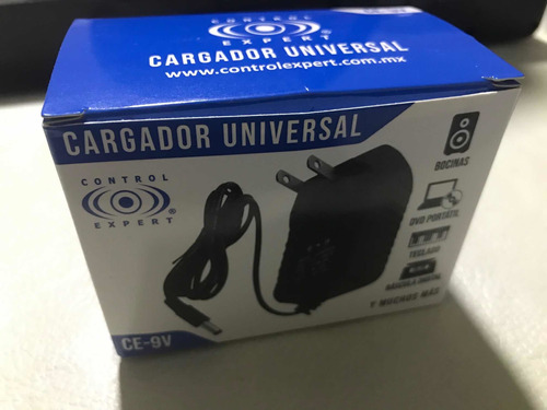 Cargador Universal 9v Plug 5mm. Nuevo