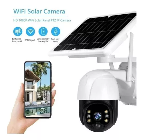 Camara Vigilancia Robotica Solar Version Wi-Fi Hd 1080p Camara Ptz - MVC  Equipamientos