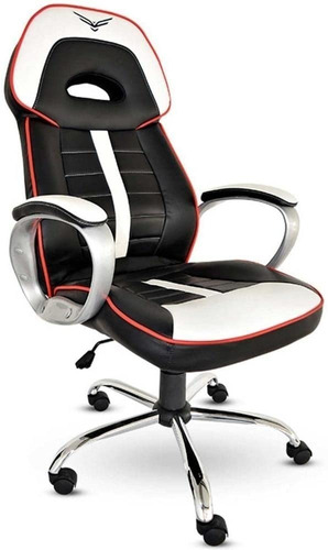 Silla Gaming Naceb Warhammer (na-0910)negro/blanco/rojo