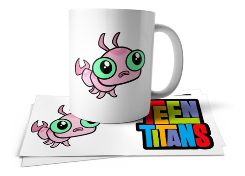 Teen Titans Jovenes Titanes Sedita Taza Tu Propio Estilo Blanco