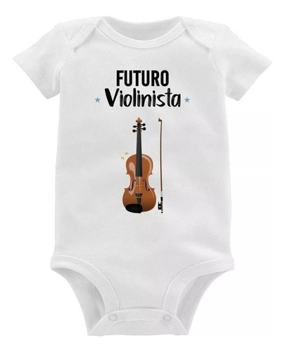 Body Bebê Futuro Violinista