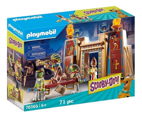 Playmobil Scoby Doo Aventura Egipto Set 70365 Incluye 71 Pz