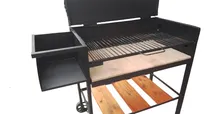 Comprar Parrilla Con Tapa, Estante, Ladrillos Refractarios Y Brasero