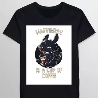 Remera Happiness Is A Cup Of Coffee Coffee Lover 78393090