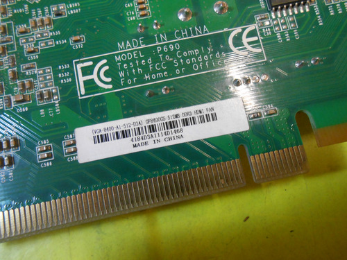 Placa De Video Pci-e Gf 8400gs 512mb Vga/dvi/hdmi (Usado)