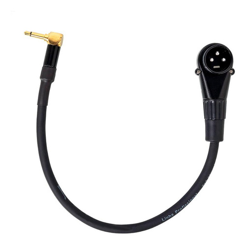 Cabo Xlr Macho 90º Para P2 Macho 90º Graus Mono 80cm