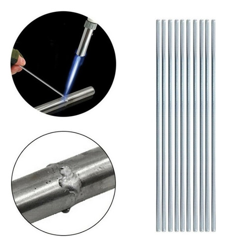 Varillas De Soldadura De Aluminio De Baja Temperatura 10p