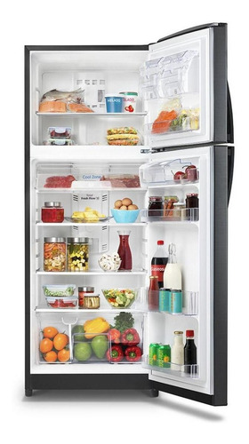 Imagen 2 de 3 de Nevera inverter no frost Mabe Diseño RMP410FZCC1 black stainless steel con freezer 394L 110V - 120V