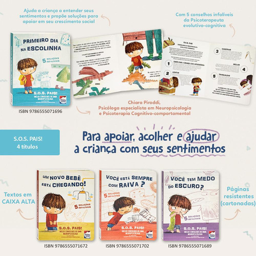 S.o.s. Pais: Você Tem Medo Do Escuro?, De Chiara Piroddi. Editora Happy Books, Capa Dura Em Português