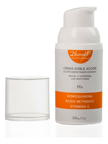 Crema Hidroquinona 6% Manchas Melasma Pecas + Concentración