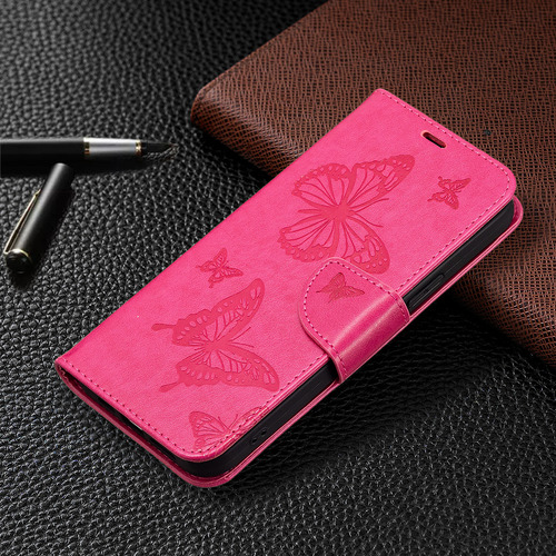 Para Samsung Galaxy A20/30/40 Funda Estilo Cartera Mariposa
