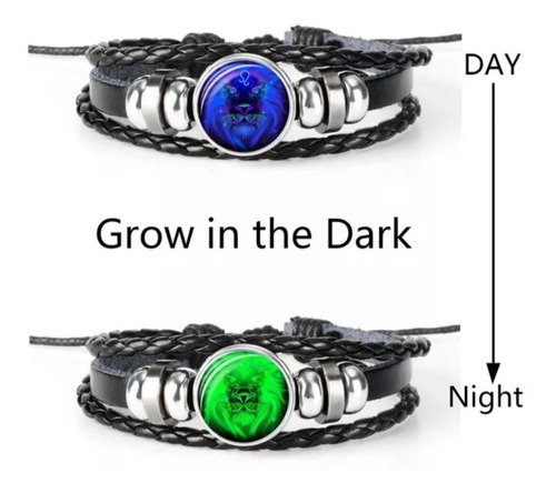 Pulsera Manilla Brazalete Luminoso Signo Leo