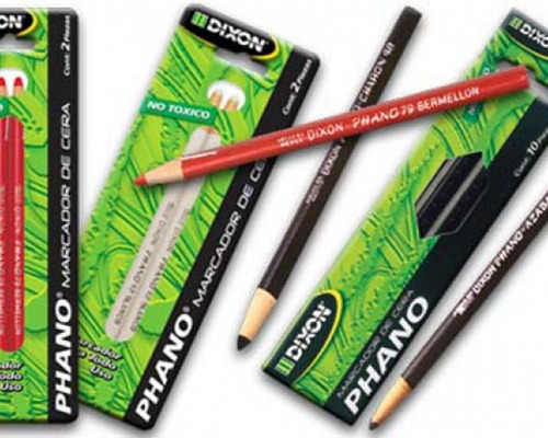 Imagen 8 de 9 de Lapiz De Cera Dixon Phano Dermatografico Marcador X60 Unid