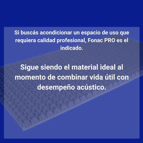 Combo 4 U Panel Placa Aislante Acústica Fonac Pro 35mm Sala