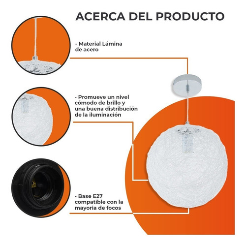 Lámpara Colgante Aluminio Para Comedor/sala Tecnolite Estructura Gris
