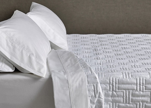 Cubrecama Quilt Cover Blanco King Size  Blanco Salo Bh