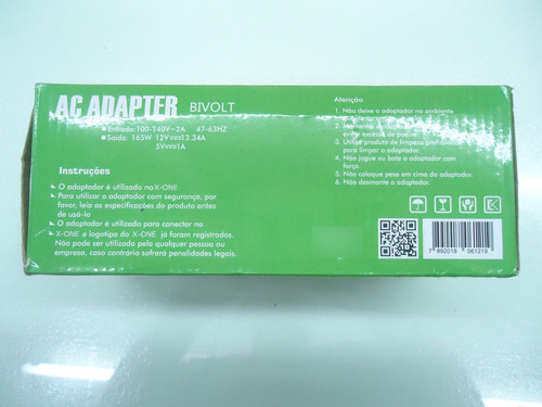 Fonte De Alimentação Xbox One Bivolt - Knup (Usado)