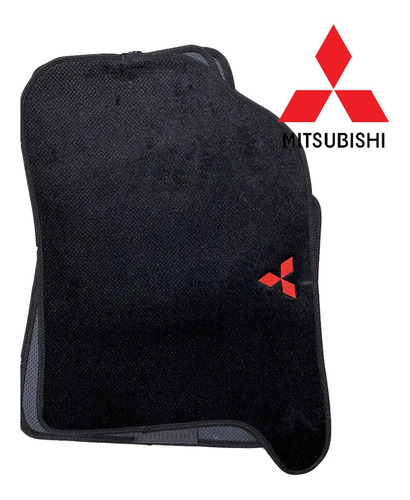 Tapete Carpete Universal Automotivo Mitsubishi Tapecars