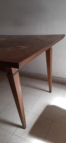 Mesa De Madera Vintage 1,96 De Largo × Marrón Marrón (Usado)