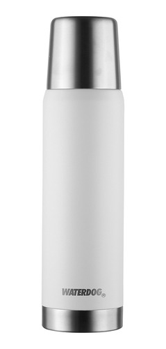 Imagen 1 de 2 de Termo Waterdog OBUS de acero inoxidable 1L white