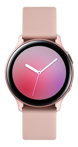 Samsung Galaxy Watch Active2 (Bluetooth) 1.4" caixa 44mm de  alumínio, pulseira  rosa claro SM-R820