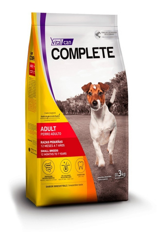 Alimento Perro Adulto Complete Raza Pequeña 7.5kg Tm
