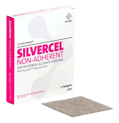 Silvercel Hidroalginato 11 Cm X 11cm Ssystagenix - 1 Unid