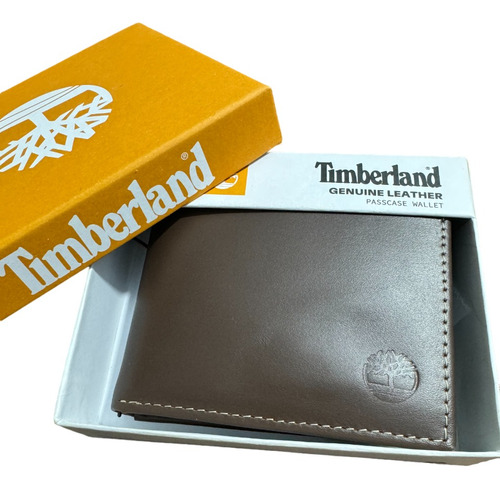 Billetera Timberland Hombre Marrón Nuevo