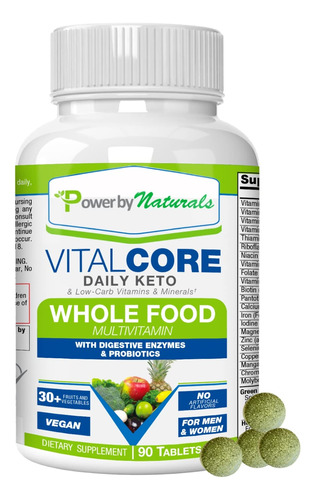 Vital Core Keto Vitaminas Con Magnesio, Enzimas Digestivas Y