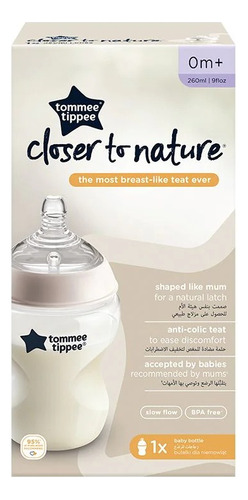 Mamadera Closer To Nature 260 Ml Tommee Tippee