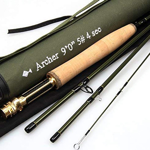 Anglerdream Archer Pesca Mosca Rod 4 Seccion 3 5 8 Wt Im Wc