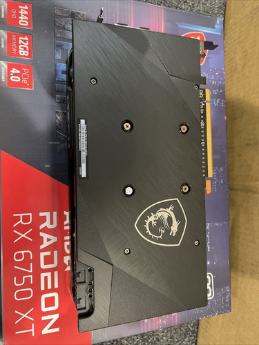 Imagen 3 de 3 de Msi Radeon Rx 6750 Xt Mech 2x 12g Oc 12 Gb Gddr6