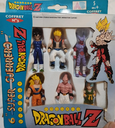 Set 6 Muñecos Dragon Ball Z Super Guerrero - Coffret N°3