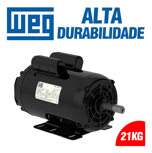 Motor Monofasico Weg 2cv 4 Polos Horario E Anti Horario